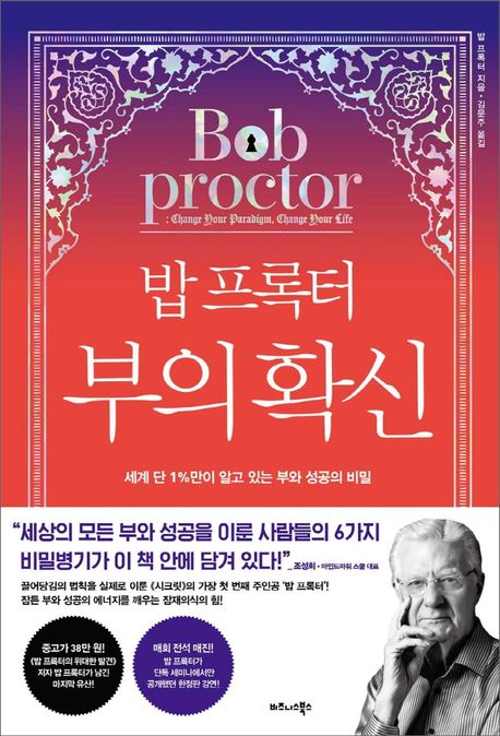 밥 프록터 부의 확신으로 부자 되는 법을 보여주는 성공 마인드셋 인포그래픽